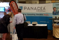 Image of Panacea booth at HCCA Conference