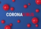 Image reads Coronavirus with Virus graphics nearby